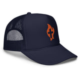 Methodist Cross in Flame trucker hat