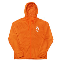 Methodist Flame with Cross Unisex lightweight zip up windbreaker