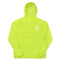 Methodist Flame with Cross Unisex lightweight zip up windbreaker