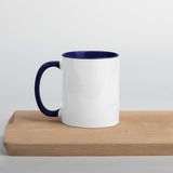 Cross in Flame Mug with Color Inside