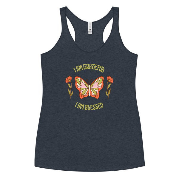 Grateful and Blessed Women's Racerback Tank