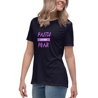 Faith Over Fear Women's Relaxed T-Shirt