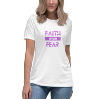 Faith Over Fear Women's Relaxed T-Shirt