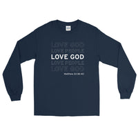 Love GOD, Love people : Men’s Long Sleeve Shirt