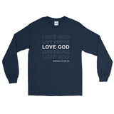 Love GOD, Love people : Men’s Long Sleeve Shirt